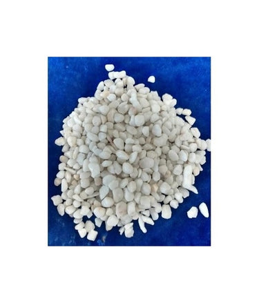 Indian Stones Polished Chips - White Mate - 25 Kg (C8)